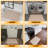 Oscar Custom Cut Non-Slip Rubberback Extra Long Hallway Runner Rug for Kitchen, Living Room, Bedroom-124597514-124597500