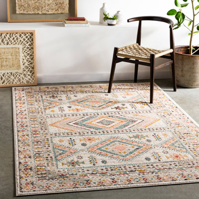 Eldon Pale Pink/Teal Rug