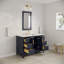 Ensemble de meuble-lavabo simple 48 "avec robinet Elizabeth-181387918-181387915