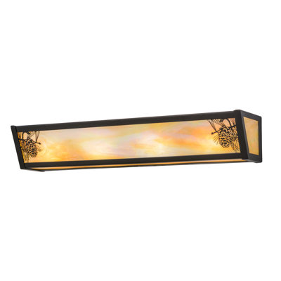 Rustic Lodge 4 - Light Dimmable Bath Bar