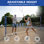 [Filet de badminton portable] Filet de badminton portable polyvalent - pliable, taille standard pour les sports d'intérieur et d'extérieur - Idéal pour l'entraînement de volleyball et de tennis