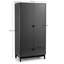 Janine 2 Door Solid Wood Wardrobe