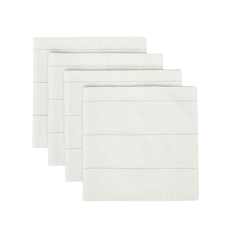 Izod Chadwick 4-Pack Napkin Set, White