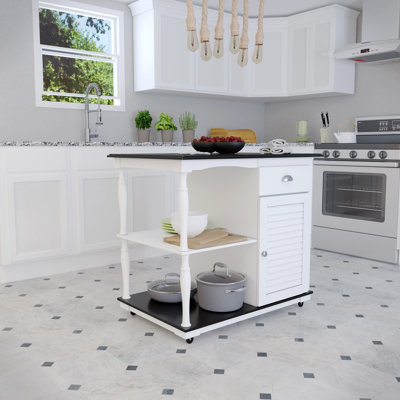 Muxlow 38 " W Kitchen Cart