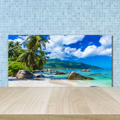 Armadale 50cm W x 100cm L Glass Peel and Stick Panel