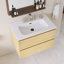 Meuble-lavabo mural simple avec comptoir intégré en céramique blanche-1965274292-1965274295
