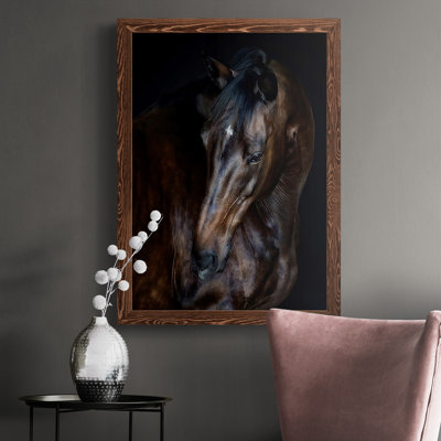 «Galaz Sunlit Horses I», reproduction d'art sur toile simple
