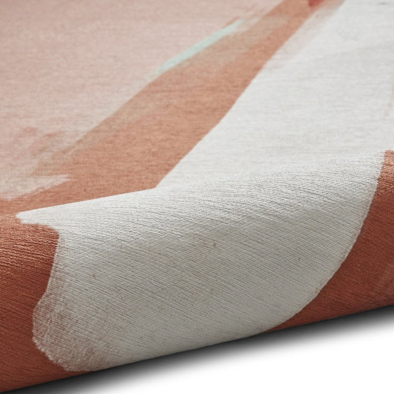 Machine Woven Terra/Ivory Rug, Rectangle 120 x 170cm