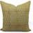 Fabdivine Pankhudi Block Print Pillow Cover Green Boho Bedroom Throw Cushion, Zippered Size- 20X20 Inch-1406162720-1406162726-1345424095