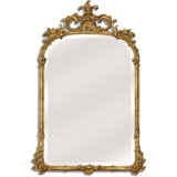 Wellington Manor Flat Beveled Wall Mirror