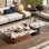 Design sense minimalist coffee table combination