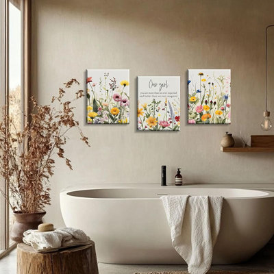 3 Piece Wrapped Canvas Print