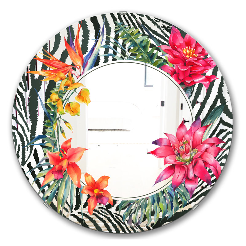 Miroir d'appoint Leopard, H 31,5 po x l po
