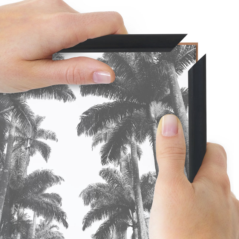 Malaya 3 Pack Lightweight Poster Frames Slide-In Photo Frames with Buildable Molding, 12" x 18"