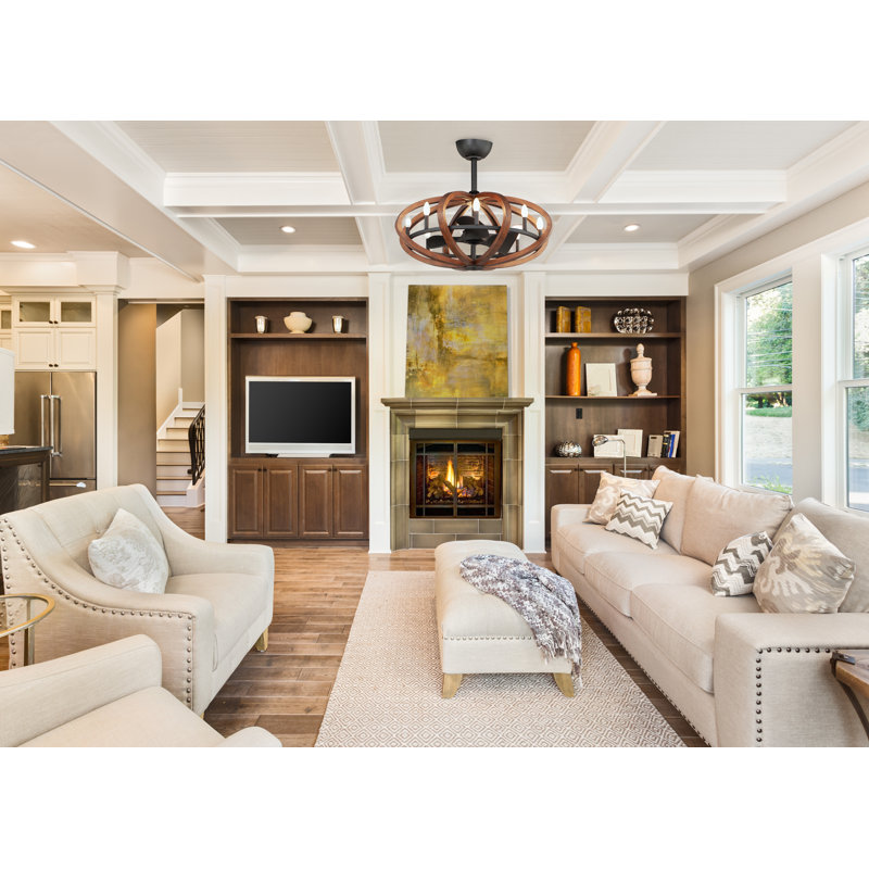 Leaman 33'' Ceiling Fan with Light Kit