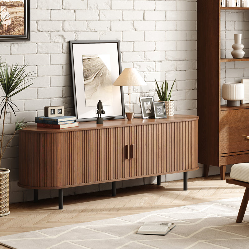 Ebern Designs TV Stand for 55''-80'' TVs - Modern Wood
