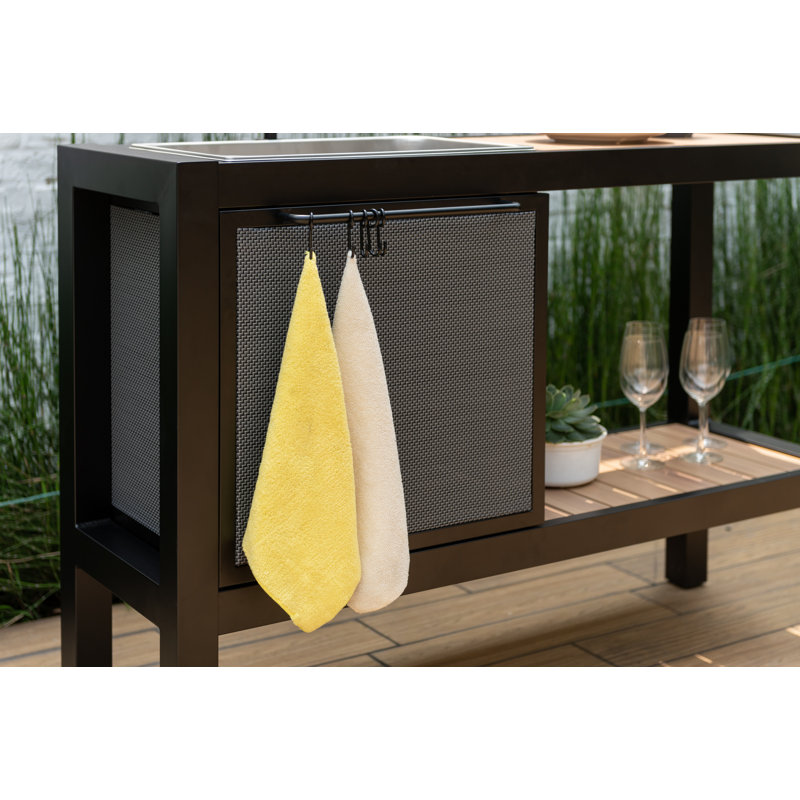 LifestyleGarden Bahamas 100% Maintenance Free Aluminum Outdoor Patio Kitchen
