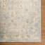 Tapis oriental bleu / brun clair en polyester / polypropylène tissé à la machine Krahn-2025462424
