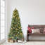 6' Artificial Pine Christmas Tree with Color & Clear Lights