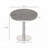 Round Faux Marble Dining Table with Titanium Gold Legs (31.5")-467153435