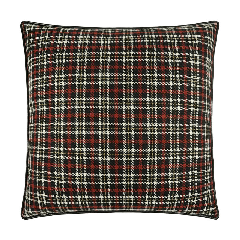 Coussin Falmouth, Cinabre, Carré 22 po