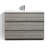 Korrina 47.25'' Single Bathroom Vanity with Plastic Top-483865467