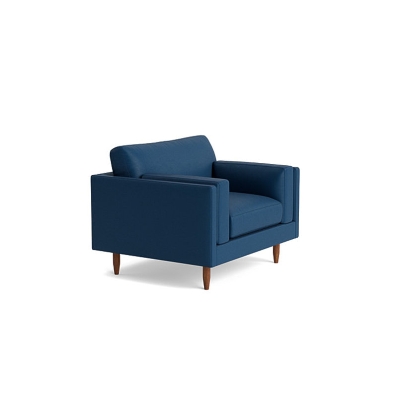 Skinny Fat Chair, Leather - Deep Blue