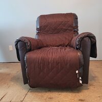 Microsuede Waterproof Box Cushion Recliner Slipcover Stonecrest Classic Home Decor, Inc Fabric: Graphite, Size: 96 H x 25 W x 20 D