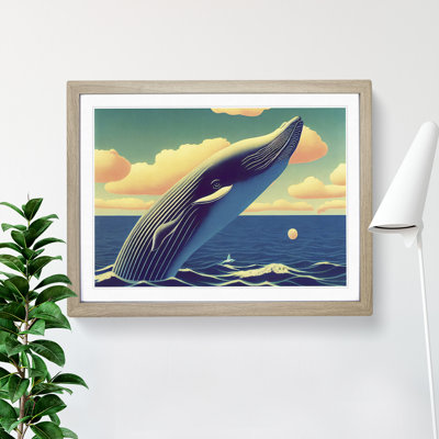 XH1022-10125X Whale Art Vol.3 - Single Picture Frame Print