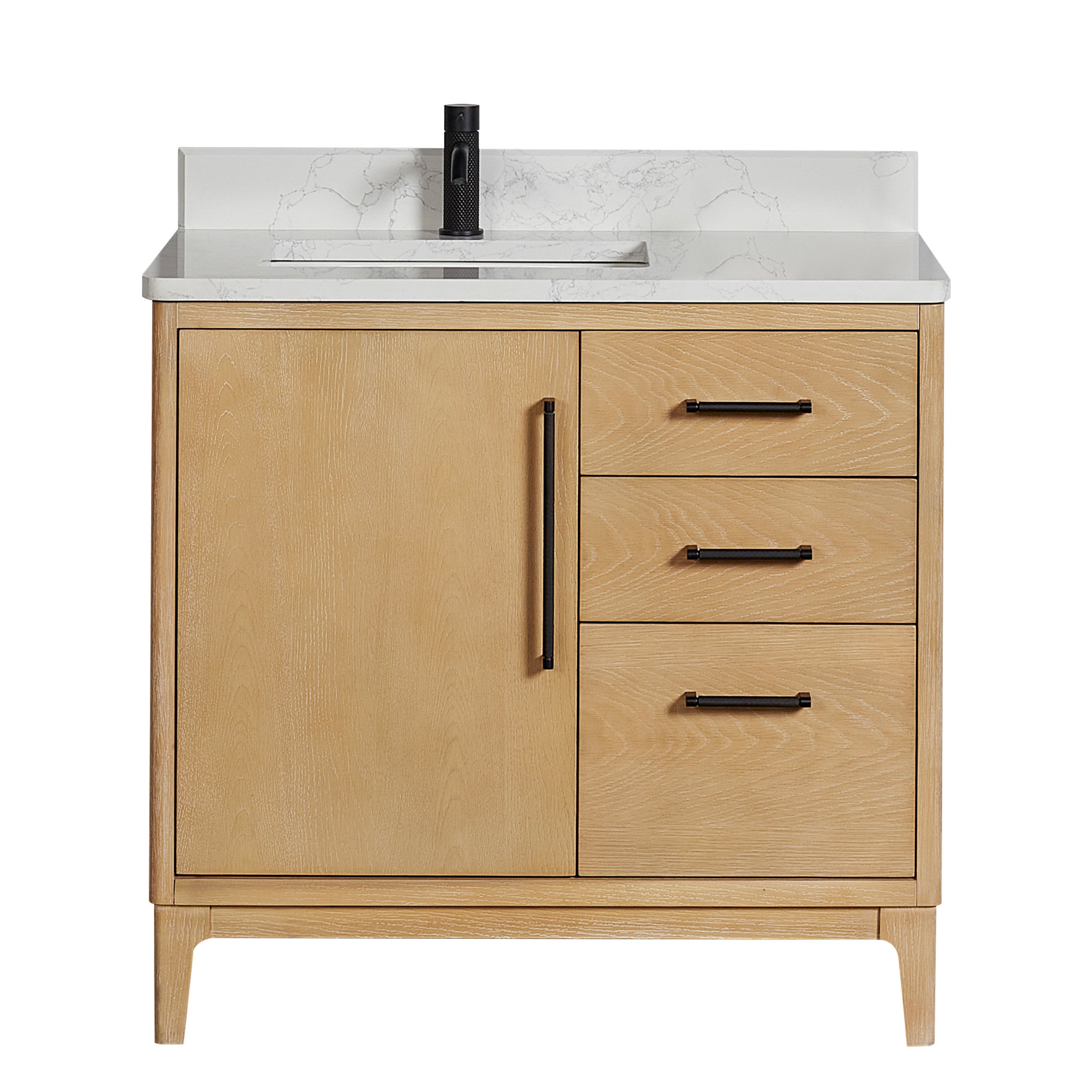 Langosta 36 Free Standing Single Bathroom Vanity with Top & Reviews ...