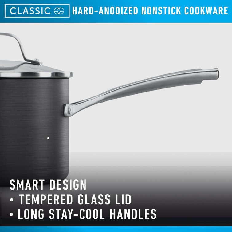 Classic Hard-Anodized Nonstick 14-Piece Cookware Set