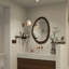 Miroir mural asymétrique en bois manufacturé-2046919232
