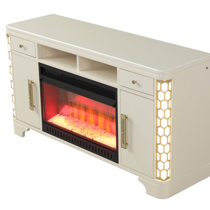 TV Stand With Electric Fireplace