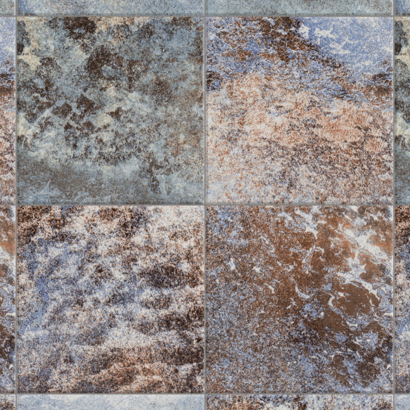 Ocean Coral Bay 6"X 6" Porcelain Floor and Wall Tile