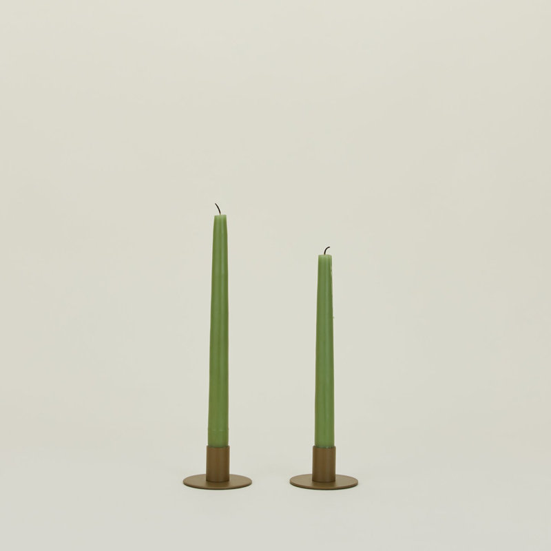 Essential Candlestick, Olive