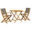 Ensemble de bistro d'extérieur vidaXL 3 pièces-1632581478