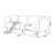 Creamy-white 100% Polyester Modular Sofa cushion Loveseat