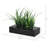 9.05'' Faux Onion Grass Plant in Wood Planter