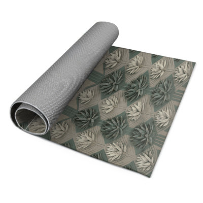 Tapis d'intérieur et d'extérieur brun Nature