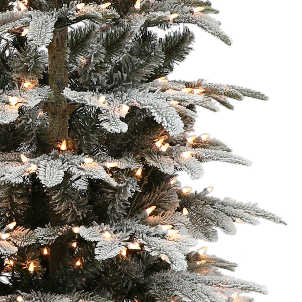 Aspen Frosted 7.5' Pre-Lit Fir Christmas Tree