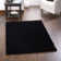 Coopers Black Shaggy Rug