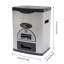 Amraiz 16 "Distributeur de riz Contenant alimentaire Contenant de riz en acier inoxydable 10kg / 22lbs
