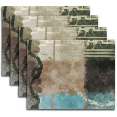 Napperon abstrait en polyester