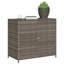 Garden Storage Cabinet 83X45x76 Cm Poly Rattan-72155440