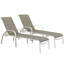 Outdoor Chaise Lounge with Table-87377524-87377525
