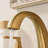 Lotto Collection Two-Handle 6 to 10" Widespread Lavatory Bathroom Faucet with Drain Assembly - Brushed Gold-58635886