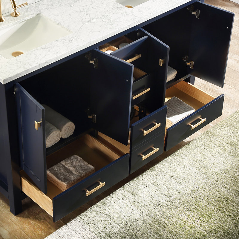 Ensemble de meuble-lavabo double 60 po Whitney