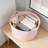 Large Woven Cotton Rope Storage Basket With Handles, Multi-Purpose Organizer For Blankets, Toys, Laundry, And Home Decor-30495885