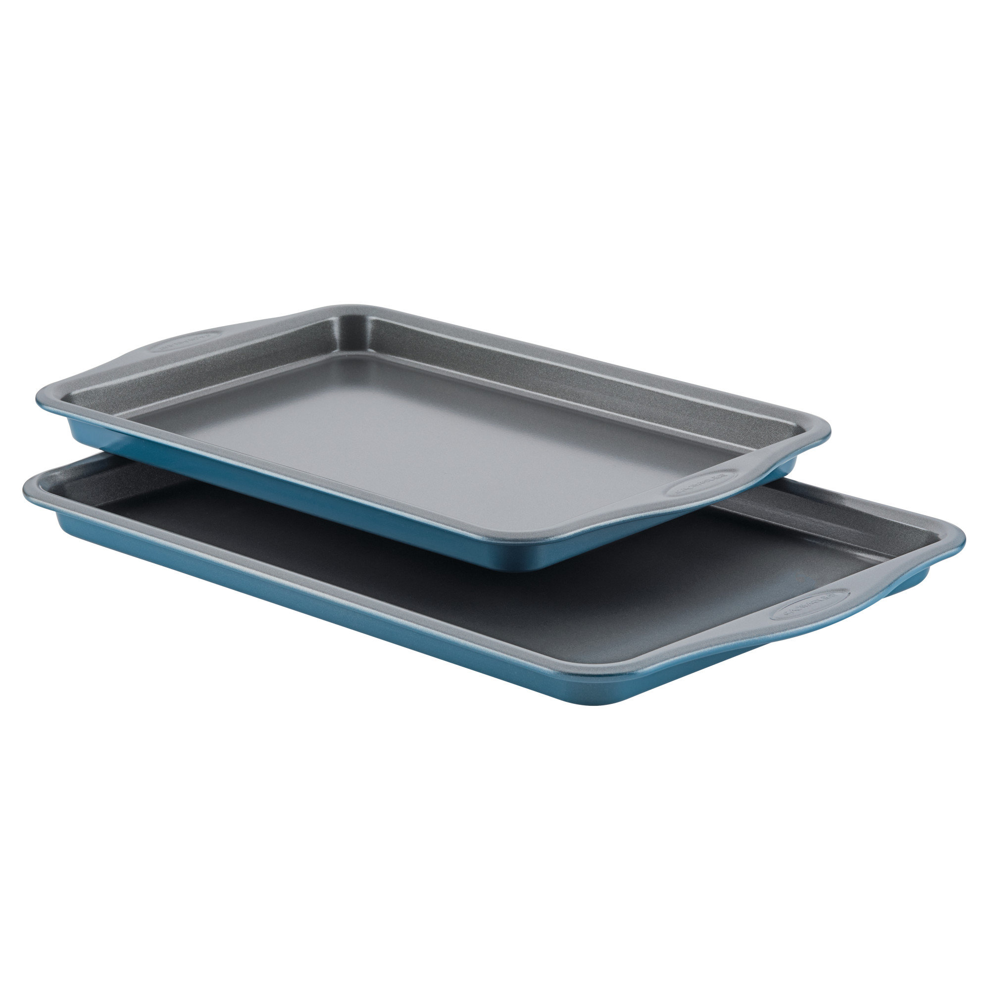 Rachael Ray Baking Sheets Without Grips, 2-Piece, Marine Blue