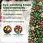 Artificial Christmas Tree with 150 LEDs with Stand-165621308-165621450